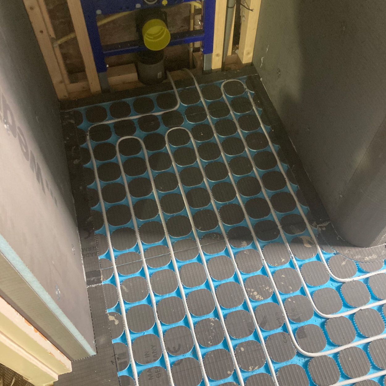 Wedi Plaat Gefreesd voor Vloerverwarming